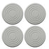 Skylarlife Absorbent Diatomite Coaster for Drinks and Plants Fast Water Absorption in Seconds, Odorless Diatomaceous Earth Non-Slip Insulation Protect Table Countertop from Damage Minimal Set of 4